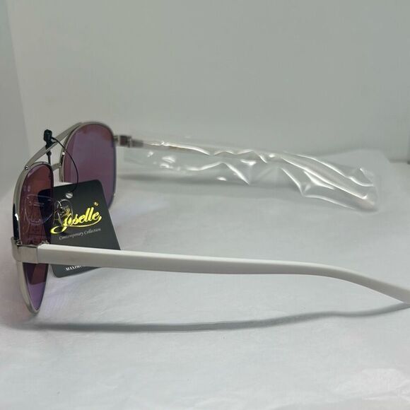 Giselle Aviator Women’s Mirrored Sunglasses - Picture 2 of 3